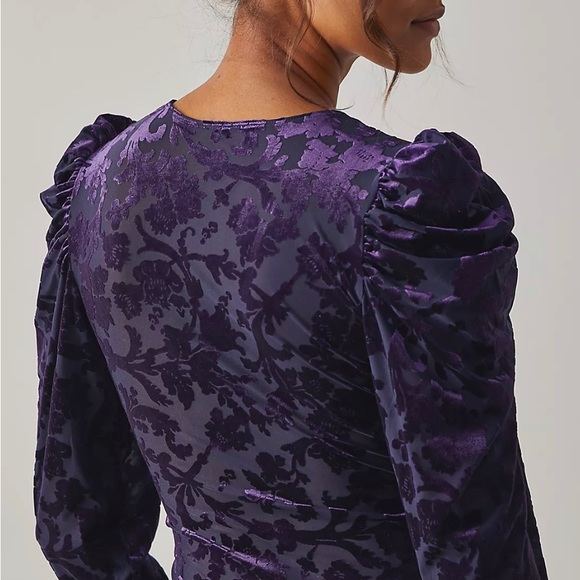 NWT - Free People - Magic Hour Velvet Bodysuit - Picture 2 of 4